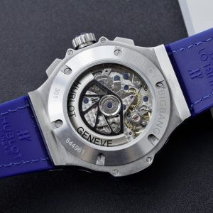 Đồng Hồ Hublot Big Bang Chronograph Màu Xanh Dương Replica 44mm (10)