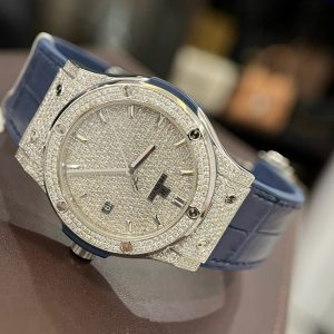 Đồng Hồ Hublot Chế Tác Full Kim Cương Tự Nhiên Hong Kong 42mm (10)