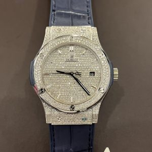 Đồng Hồ Hublot Chế Tác Full Kim Cương Tự Nhiên Hong Kong 42mm (10)