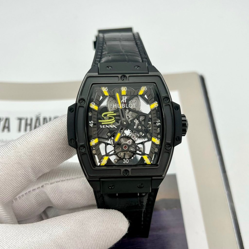 Đồng Hồ Hublot MP-06 Tourbillon Chế Tác Vỏ Gốm Đen Cao Cấp (3)