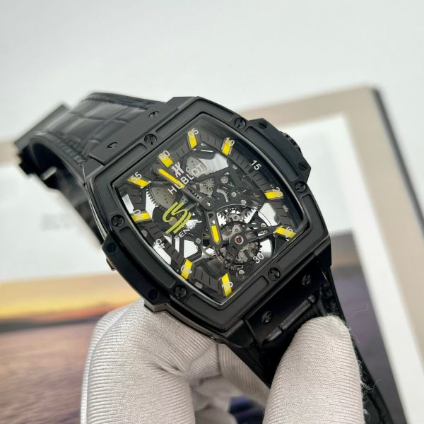 Đồng Hồ Hublot MP-06 Tourbillon Chế Tác Vỏ Gốm Đen Cao Cấp (3)