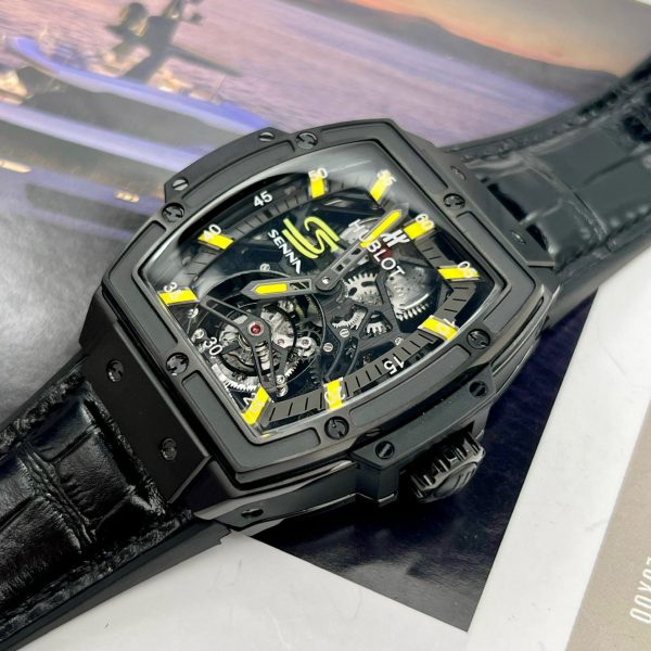 Đồng Hồ Hublot MP-06 Tourbillon Chế Tác Vỏ Gốm Đen Cao Cấp (3)