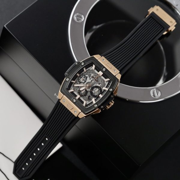 Đồng Hồ Hublot Spirit Of Big Bang King Gold Màu Đen Replica Cao Cấp 42mm (9)