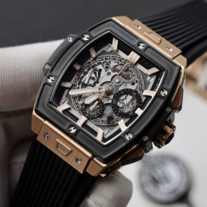 Đồng Hồ Hublot Spirit Of Big Bang King Gold Màu Đen Replica Cao Cấp 42mm (9)