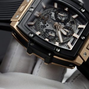 Đồng Hồ Hublot Spirit Of Big Bang King Gold Màu Đen Replica Cao Cấp 42mm (9)