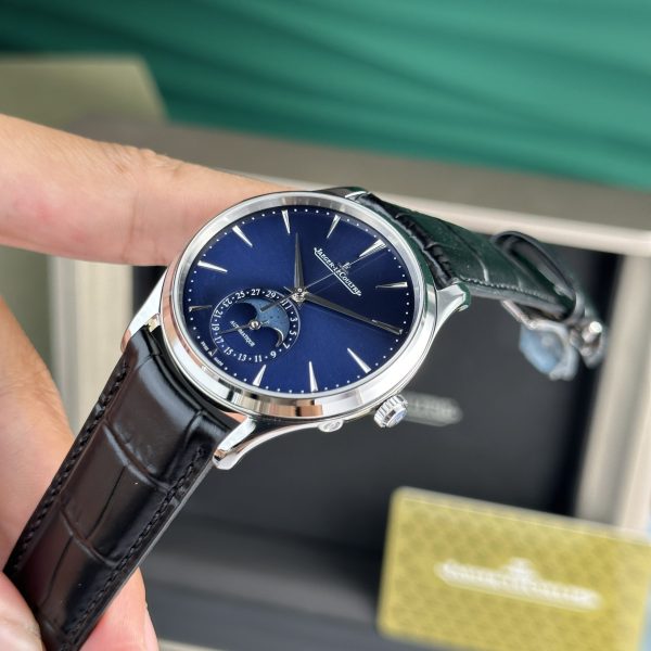 Đồng Hồ Jaeger Lecoultre Rep 11 Master Ultrathin Moon Mặt Xanh 39mm (3)