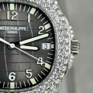 Đồng Hồ Patek Philippe Aquanaut 5167 Đính Moissanite Nhà Máy 3K (1)