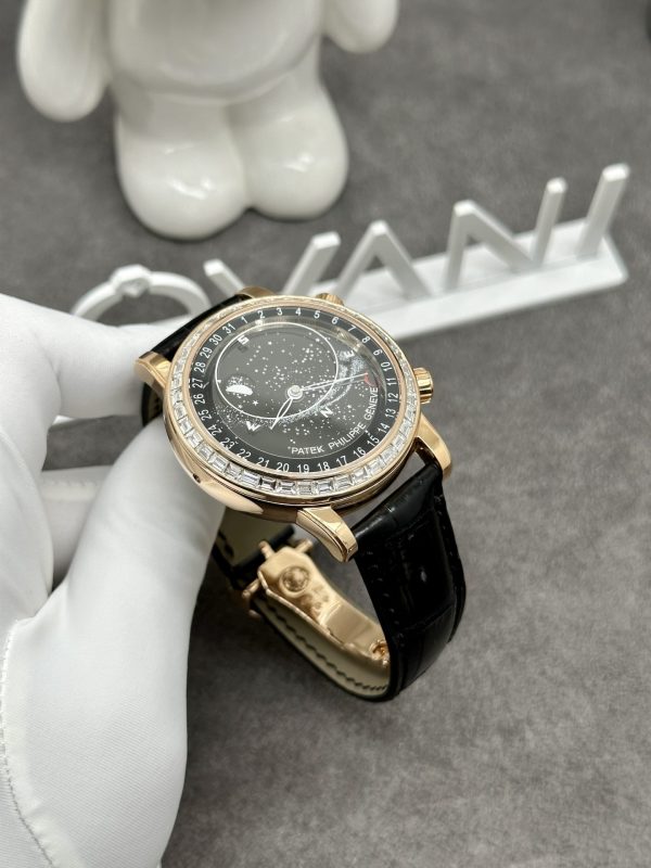 Đồng Hồ Patek Philippe Chế Tác Vàng Khối Kim Cương Grand Complications 6104R 44mm (13)