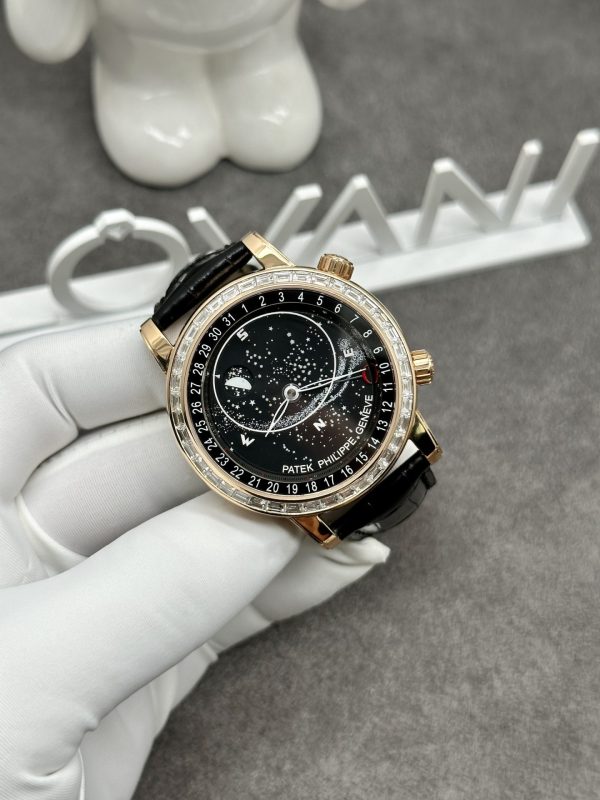 Đồng Hồ Patek Philippe Chế Tác Vàng Khối Kim Cương Grand Complications 6104R 44mm (13)