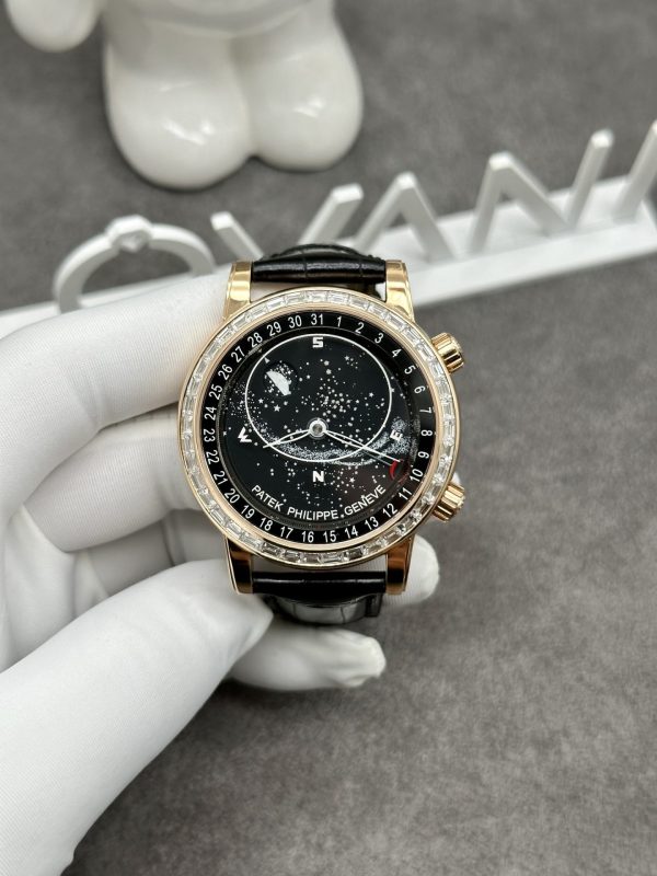 Đồng Hồ Patek Philippe Chế Tác Vàng Khối Kim Cương Grand Complications 6104R 44mm (13)