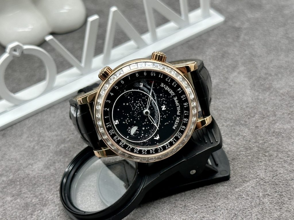 Đồng Hồ Patek Philippe Chế Tác Vàng Khối Kim Cương Grand Complications 6104R 44mm (13)