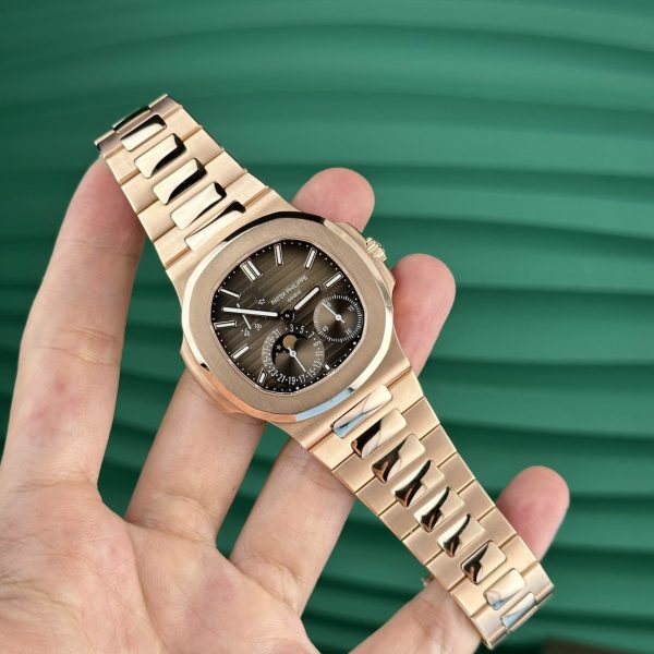 Đồng Hồ Patek Philippe Nautilus 5712R Chế Tác Bọc Vàng Tinh Chỉnh Máy 40mm (14)