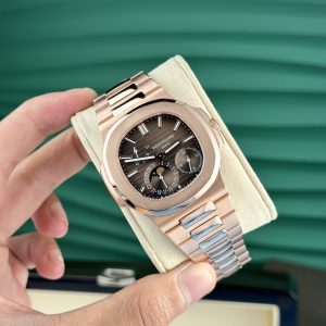 Đồng Hồ Patek Philippe Nautilus 5712R Chế Tác Bọc Vàng Tinh Chỉnh Máy 40mm (14)