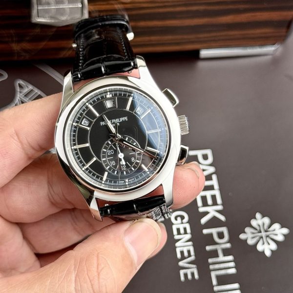 Đồng Hồ Patek Philippe Rep 11 Complications 5905G Mặt Số Đen 42mm (6)