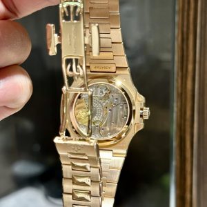 Đồng Hồ Patek Philippe Vàng Nguyên Khối 18K Nautilus 5712 Mặt Nâu 40mm (7)