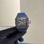 Đồng Hồ Richard Mille Fake Cao Cấp RM67-02 Dây Vải Màu Xanh Dương 39x48mm (1)