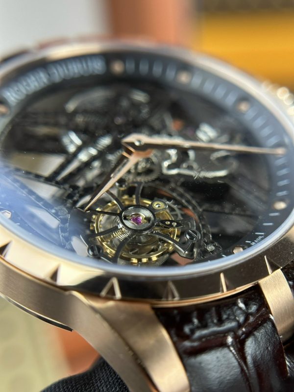 Đồng Hồ Roger Dubuis Replica 11 Excalibur Skeleton RDDBEX0393 BBR 42mm (14)