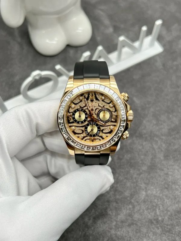 Đồng Hồ Rolex Cosmograph Daytona 116588TBR Vàng Khối Kim Cương 40mm (6)