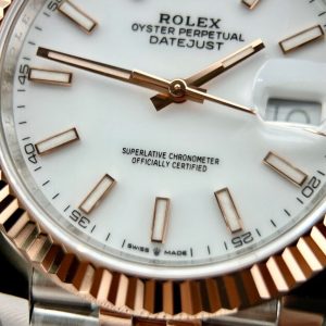 Đồng Hồ Rolex DateJust 126331 Fake 11 Mặt Số Bạc Nhà Máy Clean 41mm (3)