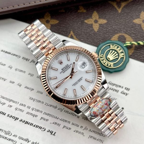 Đồng Hồ Rolex DateJust 126331 Rep 11 Mặt Đá Sứ Nhà Máy Clean 41mm (2)