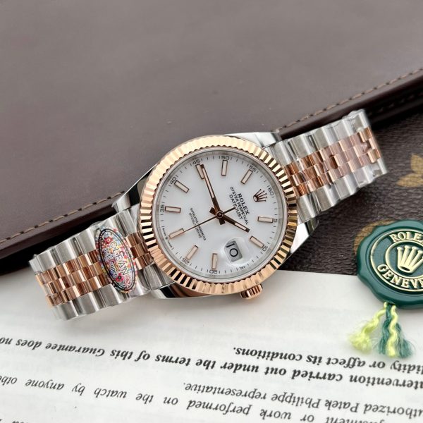 Đồng Hồ Rolex DateJust 126331 Rep 11 Mặt Đá Sứ Nhà Máy Clean 41mm (2)