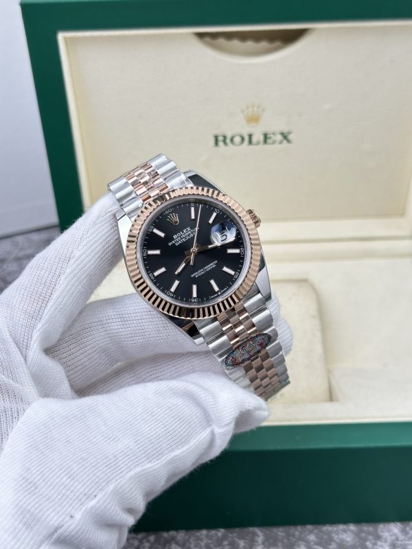 Đồng Hồ Rolex DateJust 126331 Replica 11 Mặt Đen Nhà Máy Clean 41mm (2)