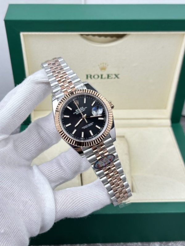 Đồng Hồ Rolex DateJust 126331 Replica 11 Mặt Đen Nhà Máy Clean 41mm (2)