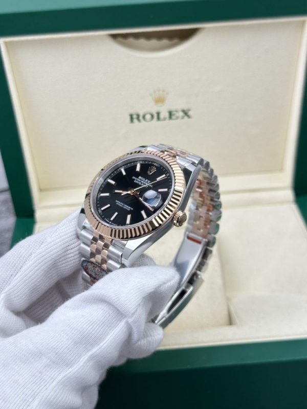 Đồng Hồ Rolex DateJust 126331 Replica 11 Mặt Đen Nhà Máy Clean 41mm (2)