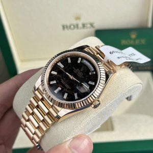 Đồng Hồ Rolex Day-Date 228235 Bọc Vàng 18K Mặt Nham Thạch 178 Gram 40mm (9)