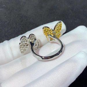 Nhẫn Nữ Chế Tác Van Cleef & Arpels Butterfly Kim Cương Tự Nhiên Vàng 18K (2)