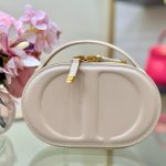 Túi Xách Dior CD Signature Siêu Cấp Nữ Màu Be 18x11x6 (2)