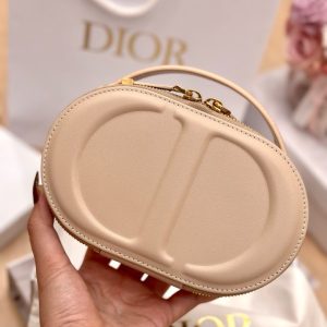 Túi Xách Dior CD Signature Siêu Cấp Nữ Màu Be 18x11x6 (2)