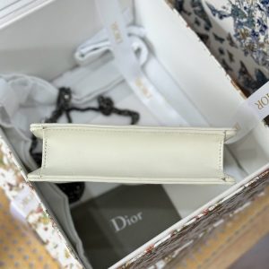 Túi Xách Dior Caro Nữ Siêu Cấp Màu Trắng 19cm (2)