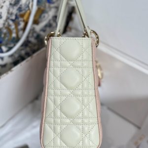 Túi Xách Dior Lady Rep 11 Cao Cấp Nữ Màu Hồng Nhạt 20cm (2)