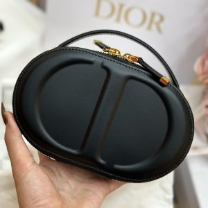 Túi Xách Hàng Hiệu Dior CD Signature Nữ Màu Đen 18x11x6 (2)