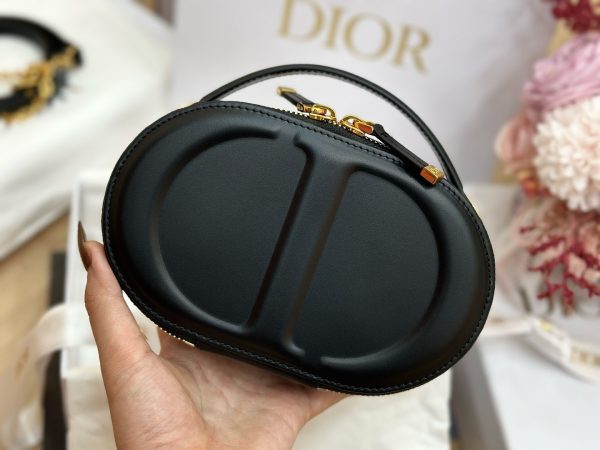 Túi Xách Hàng Hiệu Dior CD Signature Nữ Màu Đen 18x11x6 (2)