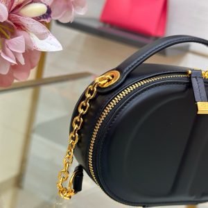 Túi Xách Hàng Hiệu Dior CD Signature Nữ Màu Đen 18x11x6 (2)