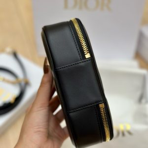 Túi Xách Hàng Hiệu Dior CD Signature Nữ Màu Đen 18x11x6 (2)