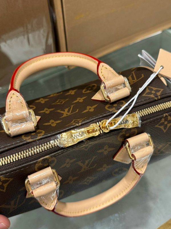 Túi Xách Hàng Hiệu Louis Vuitton LV Speedy bandouliere Hoạ Tiết Monogram 20cm (1)