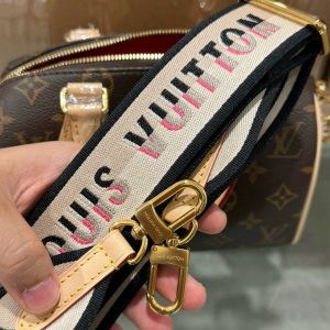 Túi Xách Hàng Hiệu Louis Vuitton LV Speedy bandouliere Hoạ Tiết Monogram 20cm (1)