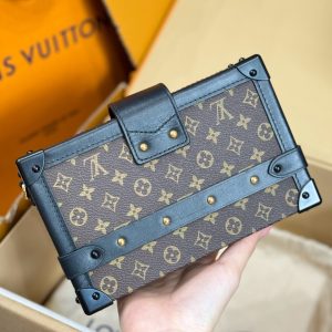 Túi Xách Louis Vuitton Petile Malle Siêu Cấp Nữ Dạng Hộp 20x12x5cm (2)