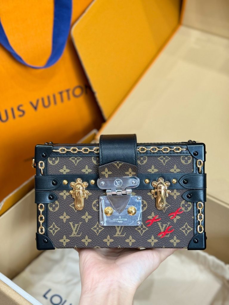 Túi Xách Louis Vuitton Petile Malle Siêu Cấp Nữ Dạng Hộp 20x12x5cm (2)