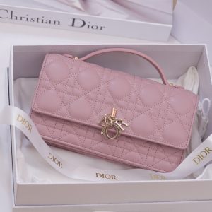 Túi Xách Nữ Dior Woc Màu Hồng Siêu Cấp 21×11.5×4 (2)