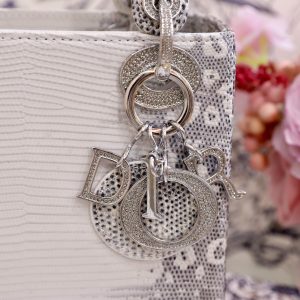 Túi Xách Replica 11 Dior Lady Nữ Da Thằn Lằn 17cm (2)