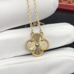 Vòng Cổ Nữ Van Cleef & Arpels Vintage Alhambra Chế Tác Vàng 18K (2)