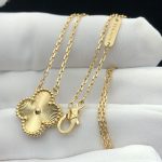 Vòng Cổ Nữ Van Cleef & Arpels Vintage Alhambra Chế Tác Vàng 18K (2)