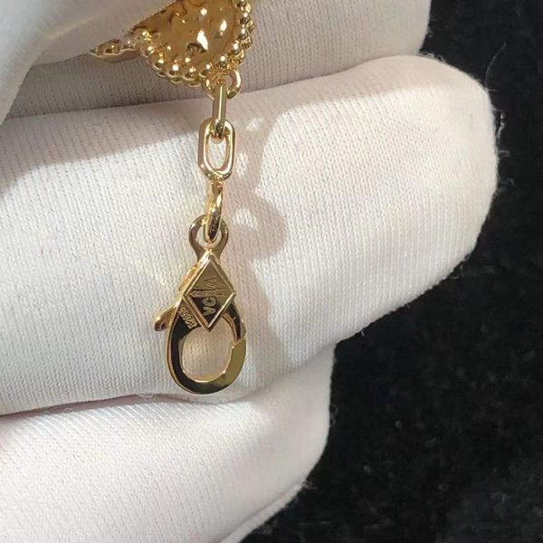 Vòng Tay Nữ Van Cleef & Arpels Vintage Alhambra Chế Tác Vàng 18K (2)