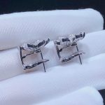 Bông Tai Van Cleef & Arpels Frivole Tuỳ Chỉnh Kim Cương Tự Nhiên Vàng Trắng 18K (2)