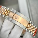 Đồng Hồ Bọc Vàng Rolex DateJust 126331 Mặt Xám Bạc Nhà Máy GM 41mm (8)