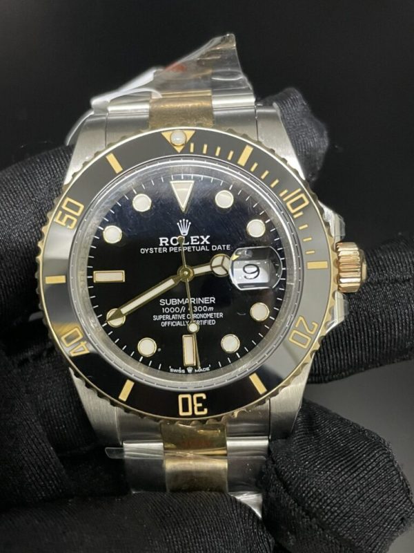 Đồng Hồ Bọc Vàng Rolex Sumariner Tinh Chỉnh Máy 3235 GM Factory 41mm (7)